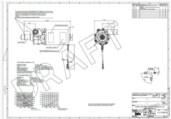 Billede af Vandpumpe 24V U4814